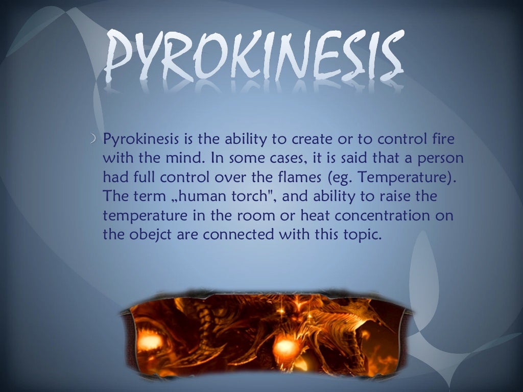 Pyrokinesis око аккорды