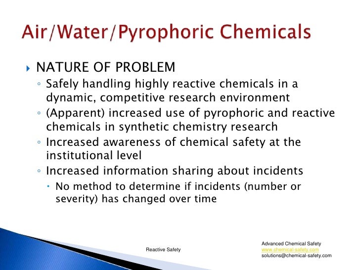 Pyrophoric Chemicals