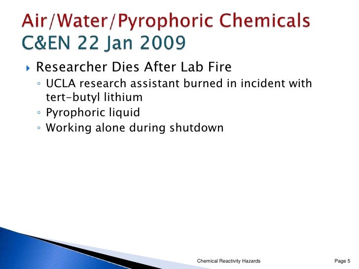 Code Of Practice For Working With Pyrophoric Chemicals – VRRQH