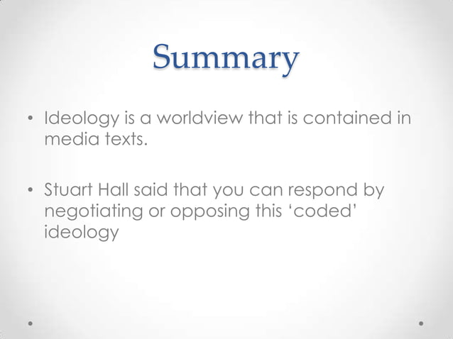 Audience Theories - psychographics and ideology | PPTX
