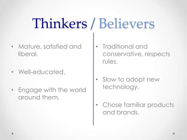 Audience Theories - psychographics and ideology | PPTX