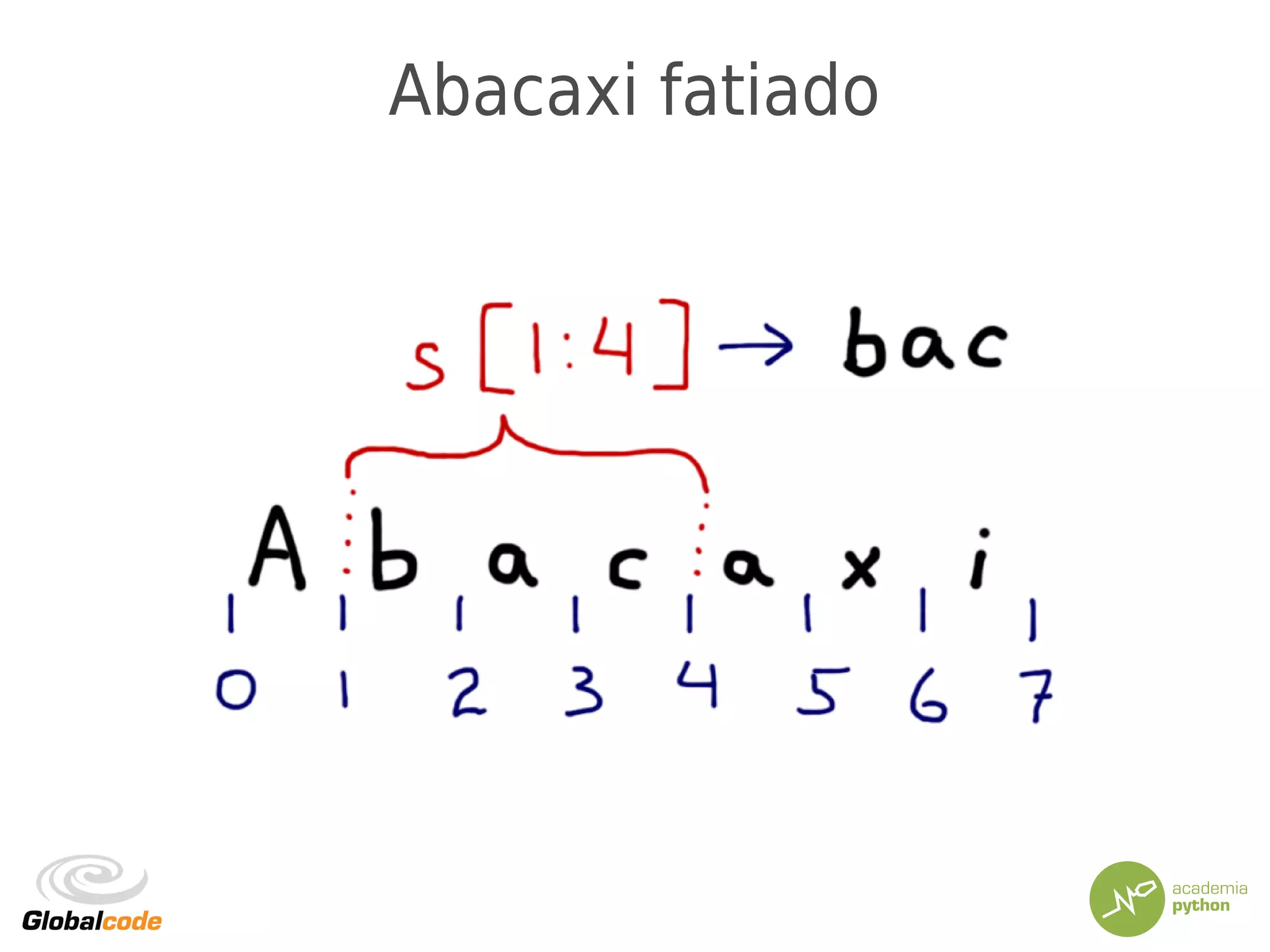 Abacaxi fatiado
 