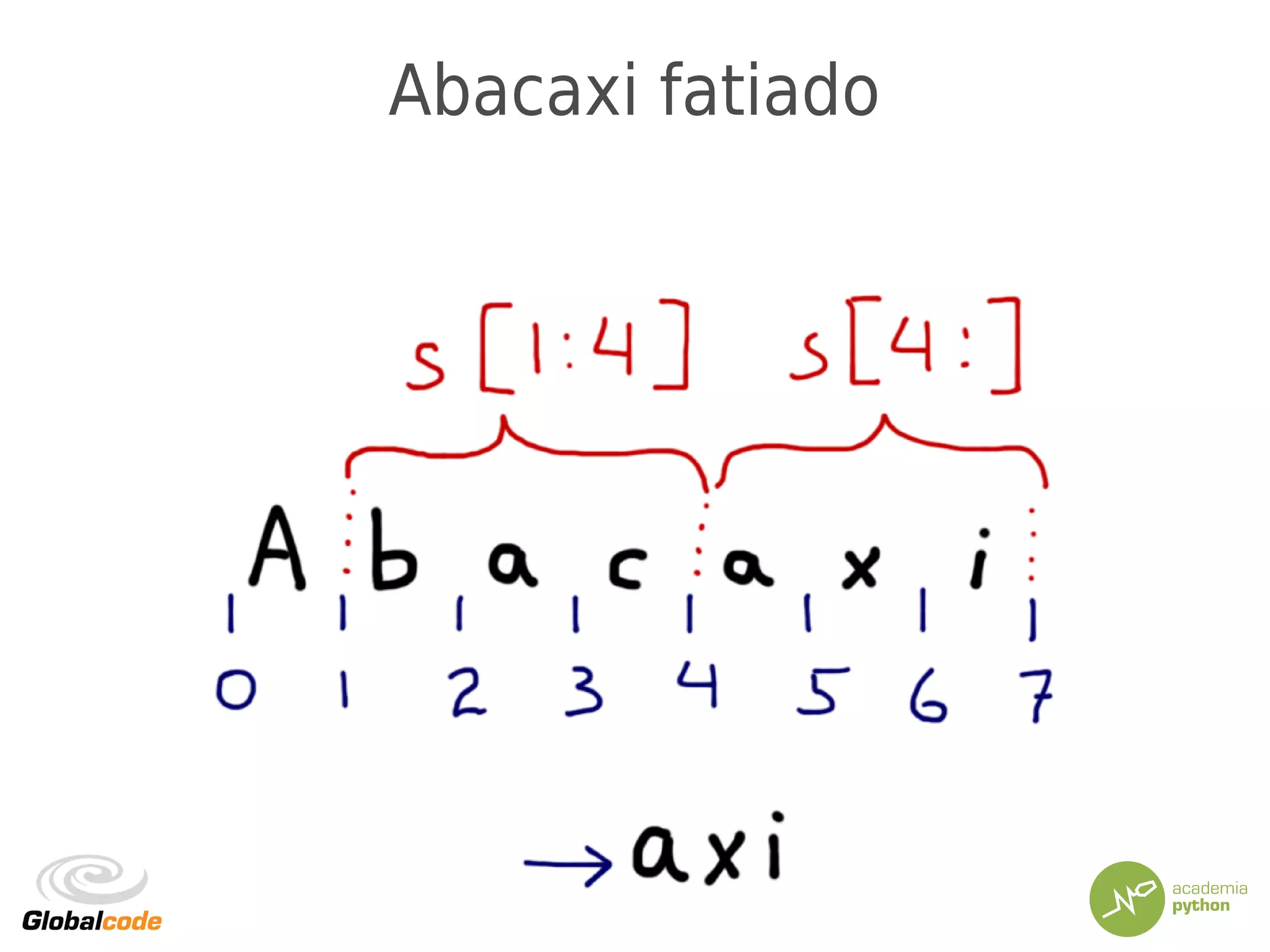 Abacaxi fatiado
 