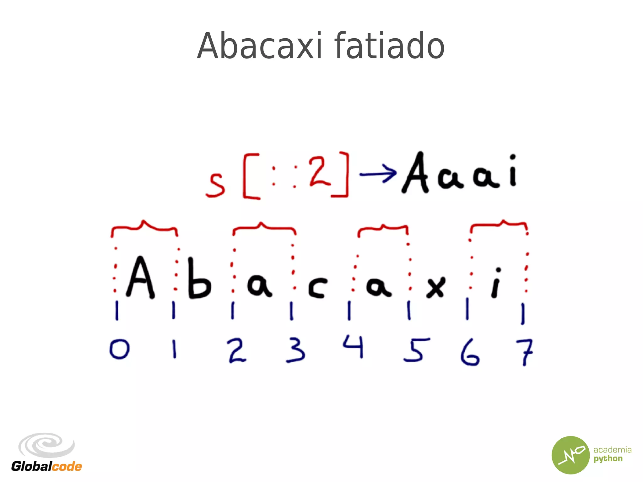 Abacaxi fatiado
 