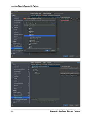 Learning Apache Spark with Python
24 Chapter 3. Configure Running Platform
 
