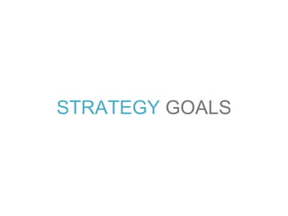 STRATEGY   GOALS 