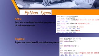 Python with data Sciences | PPT