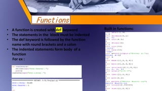 Python with data Sciences | PPT