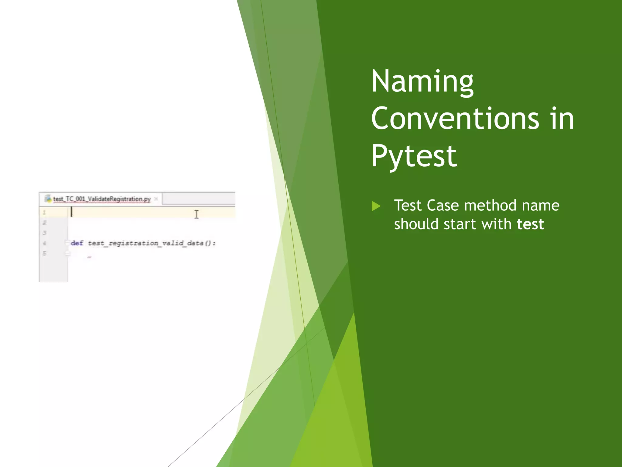 Pytest KT pptx Pytest kt pptx