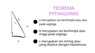 Phytagoras observasi di kelas viii kumer | PPTX