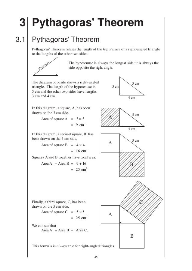 Pythagoras Packet 3 Pythagoras Packet 3