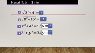 Pythagoras Theorem-find the missing sides.pptx