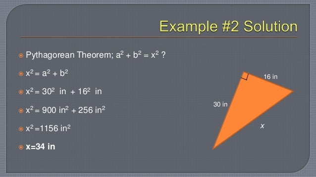 pythagorean theorem and special right triangles pythagorean theorem and special right triangles