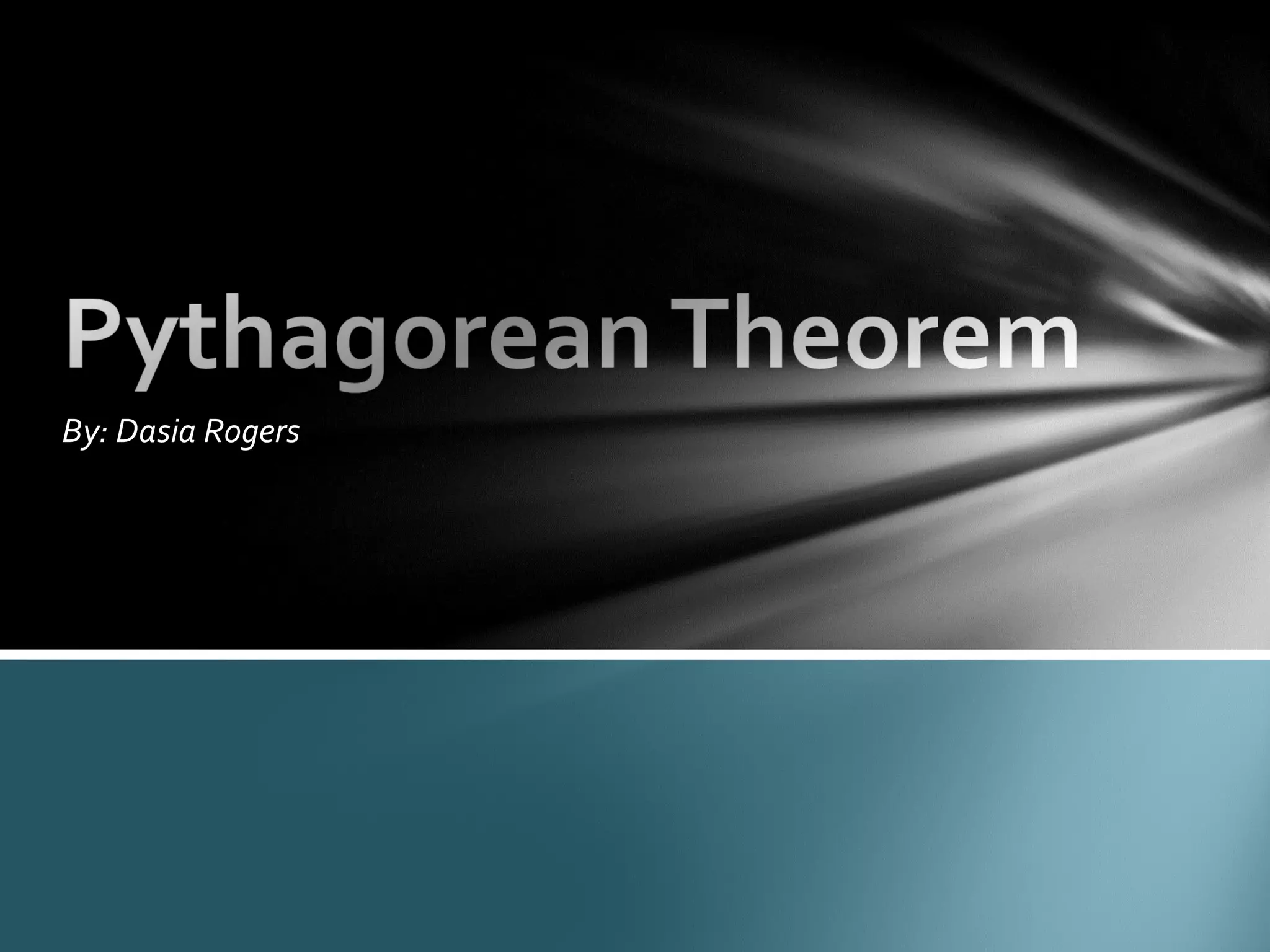 Pythagorean theorem | PPT
