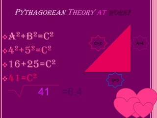Pythagorean theorem and distance formula | PPTX