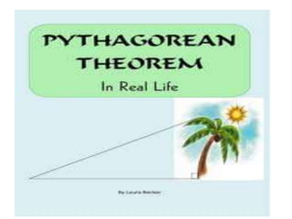 PYTHAGOREAN THEOREM 