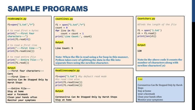 File handling in Python | PDF