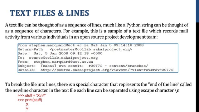 File handling in Python | PPT