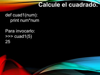 Ejercicios Python Parte 1 | PPTX