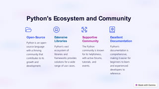 Python: The Versatile Programming Language - Introduction | PPT