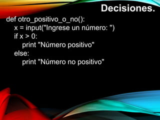 Ejercicios Python Parte 2 | PPTX