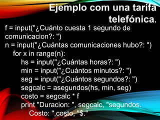 Ejercicios Python Parte 2 | PPTX