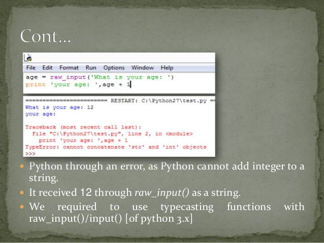 Python-02| Input, Output & Import