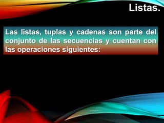 Ejercicios Python parte 4 | PPTX