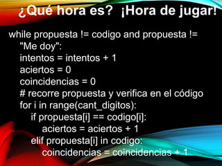 Ejercicios Python parte 4 | PPTX