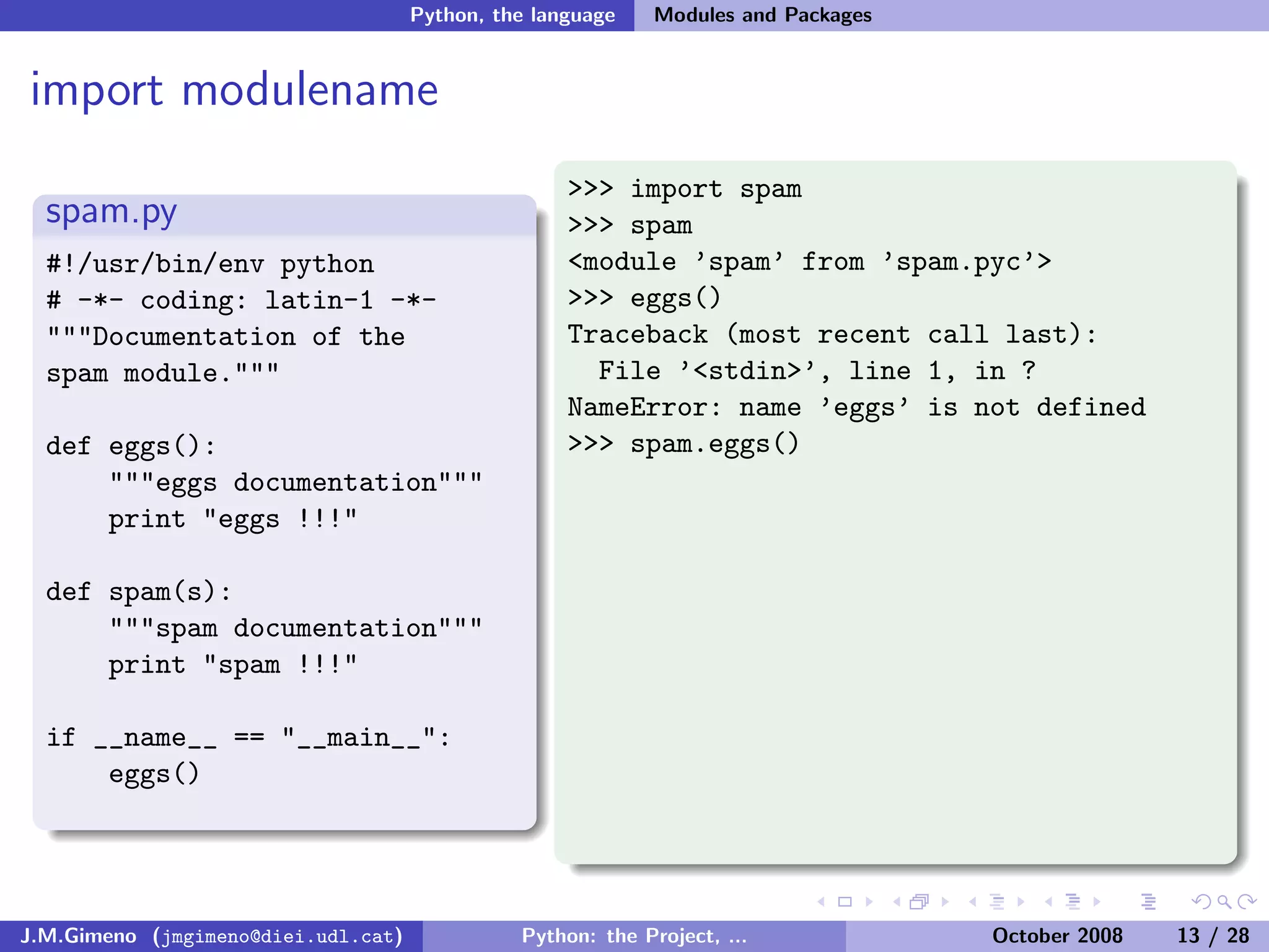 Python: the Project, the Language and the Style