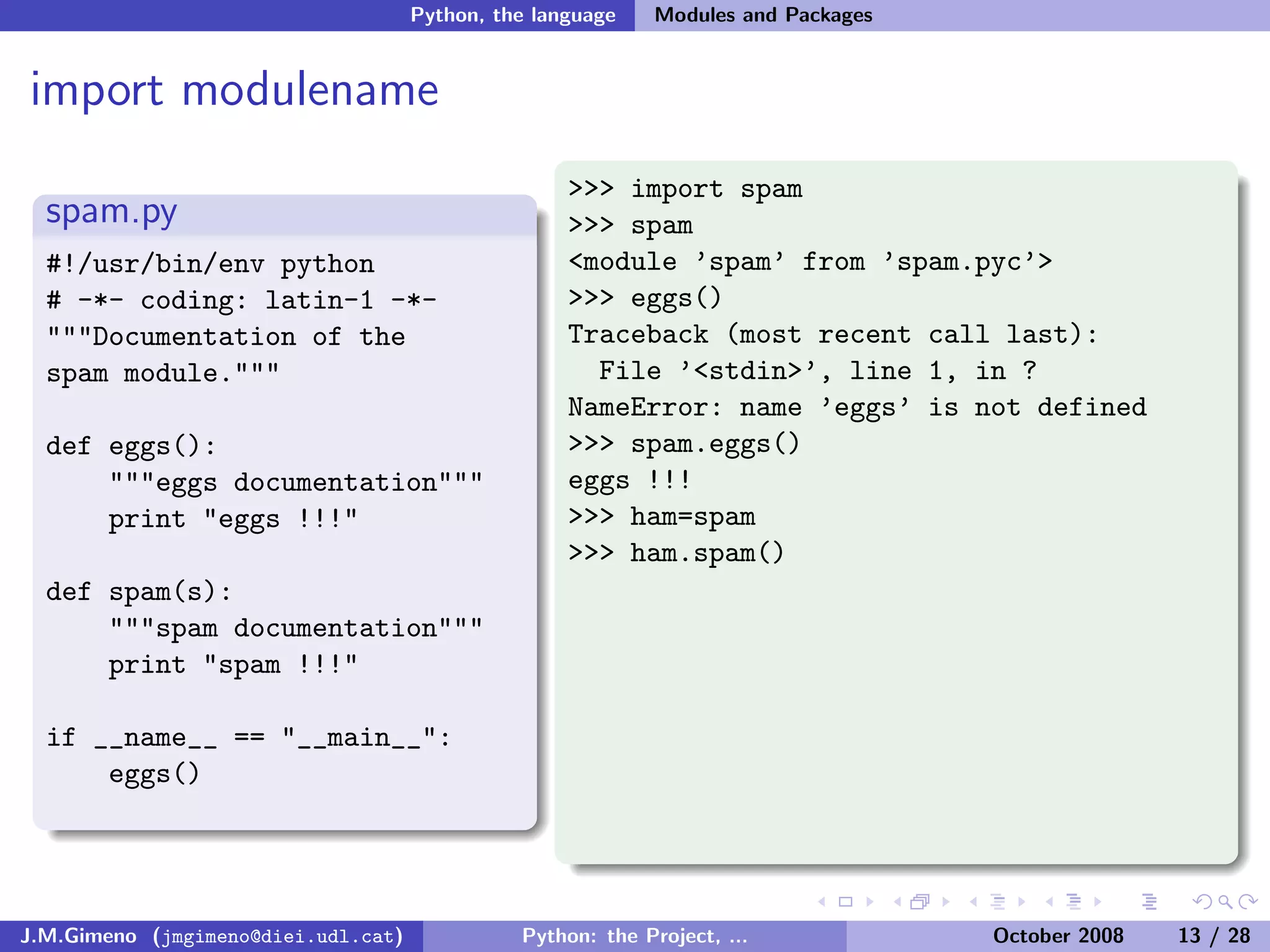 Python: the Project, the Language and the Style