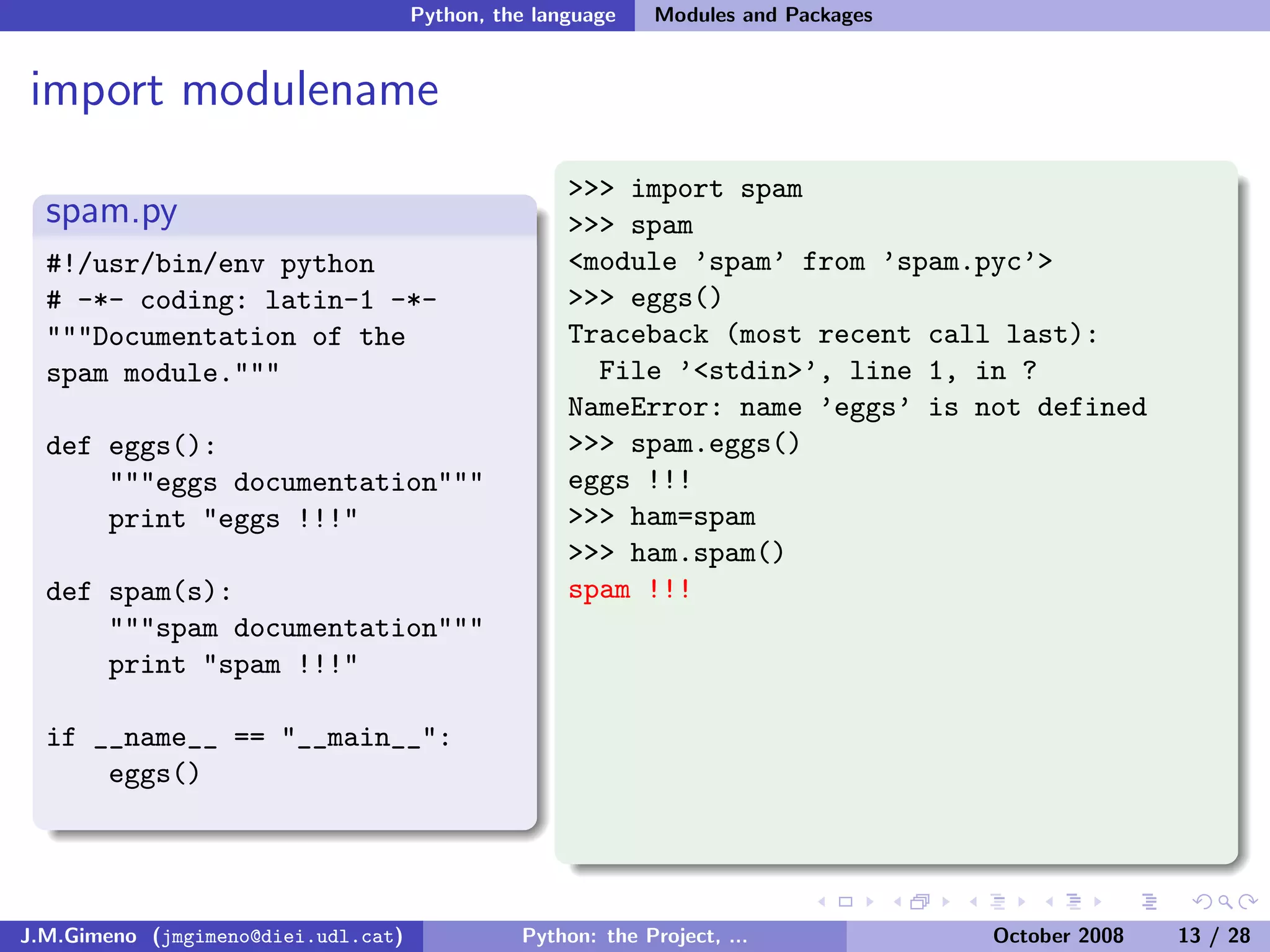 Python: the Project, the Language and the Style