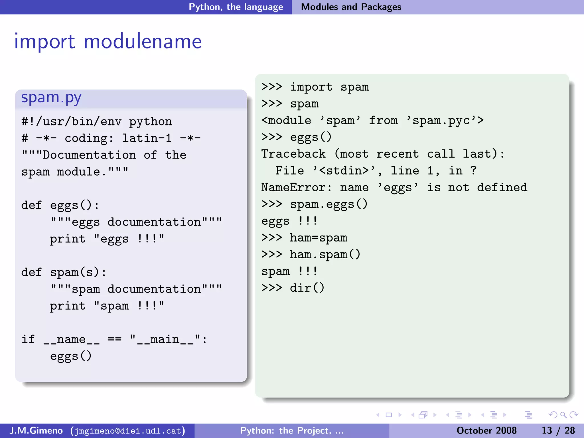 Python: the Project, the Language and the Style