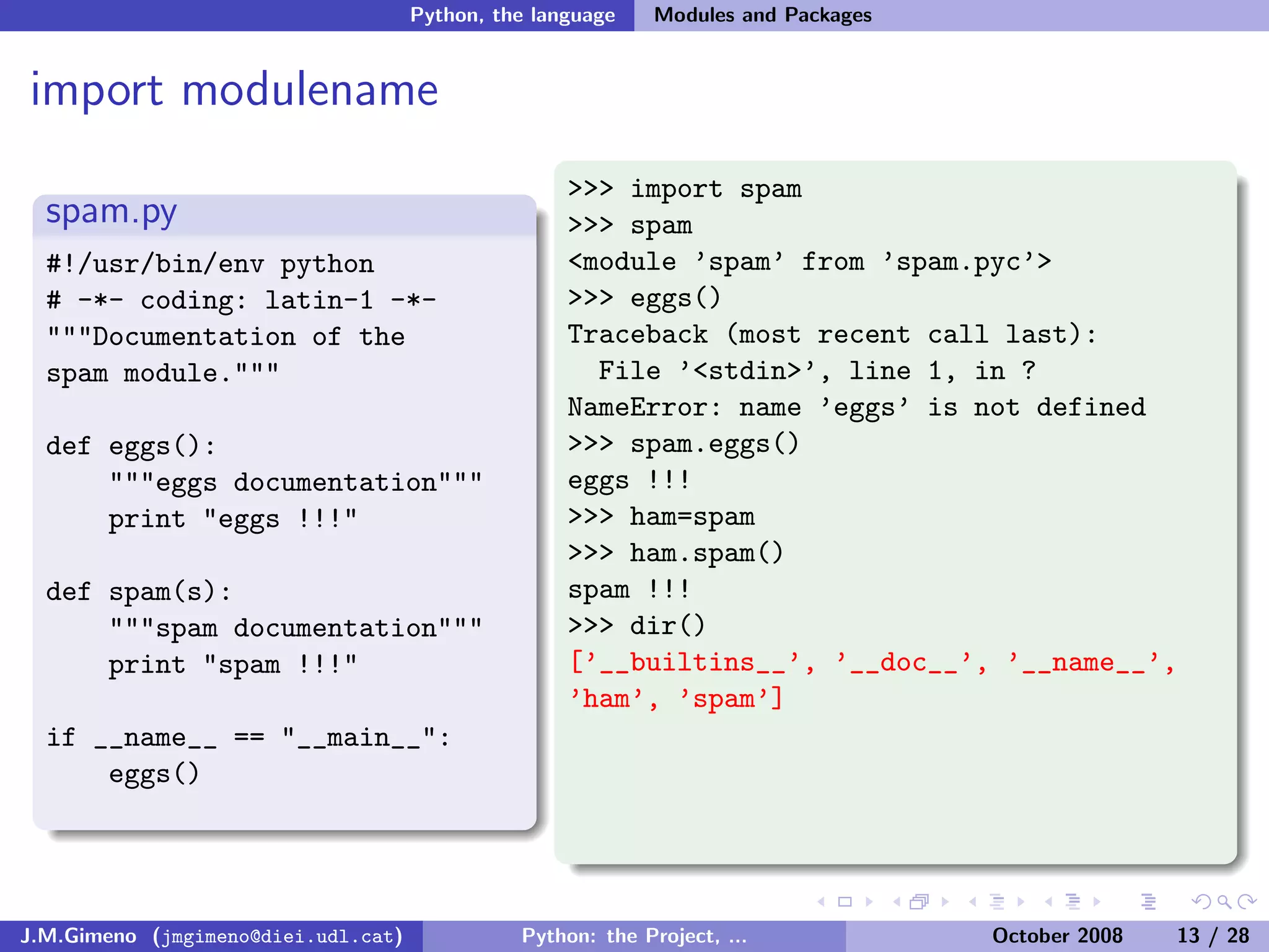 Python: the Project, the Language and the Style
