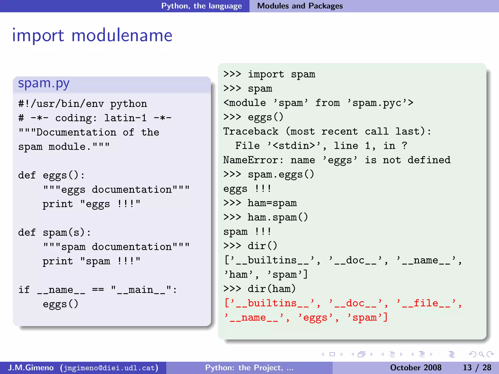 Python: the Project, the Language and the Style