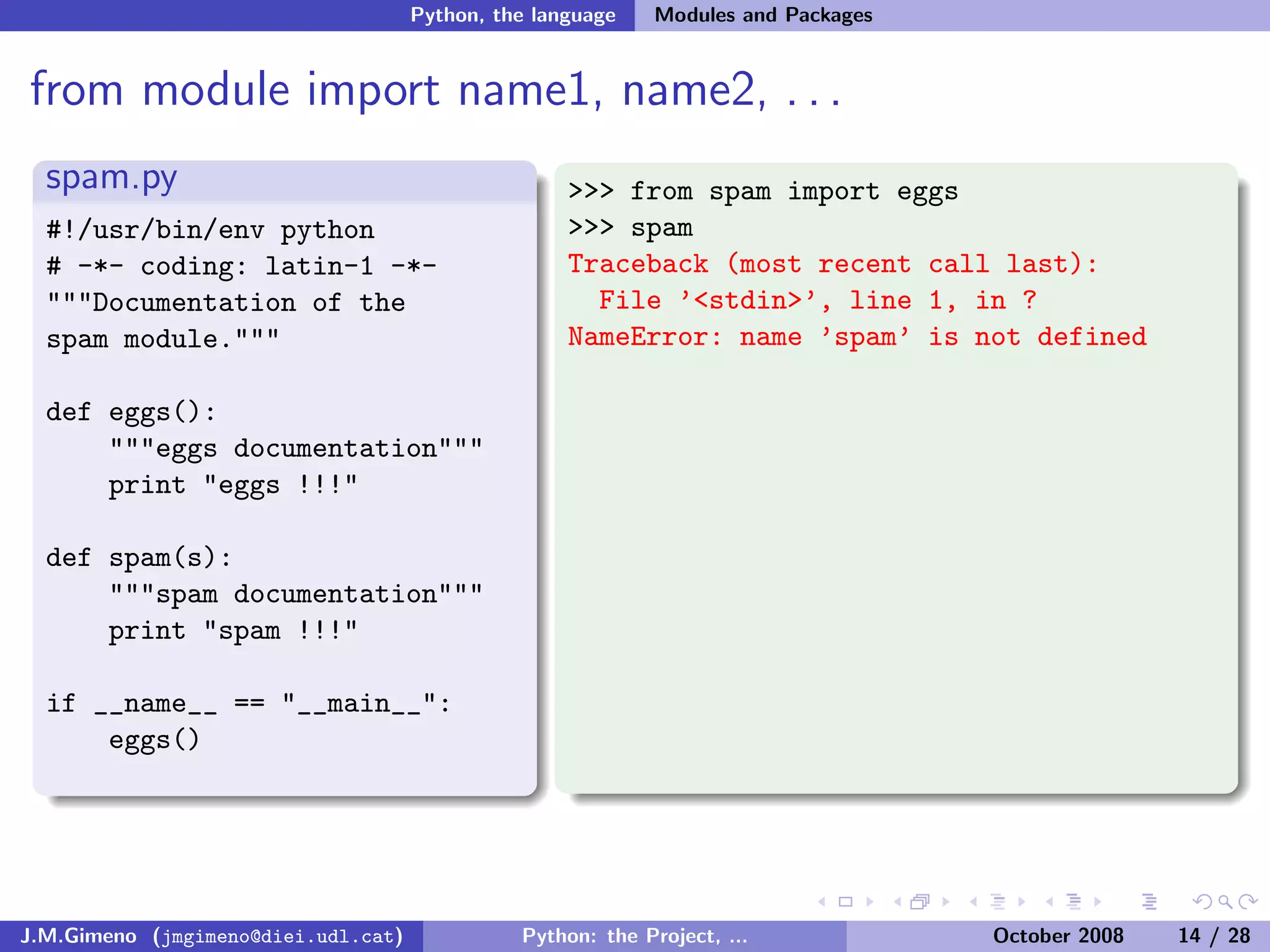Python: the Project, the Language and the Style
