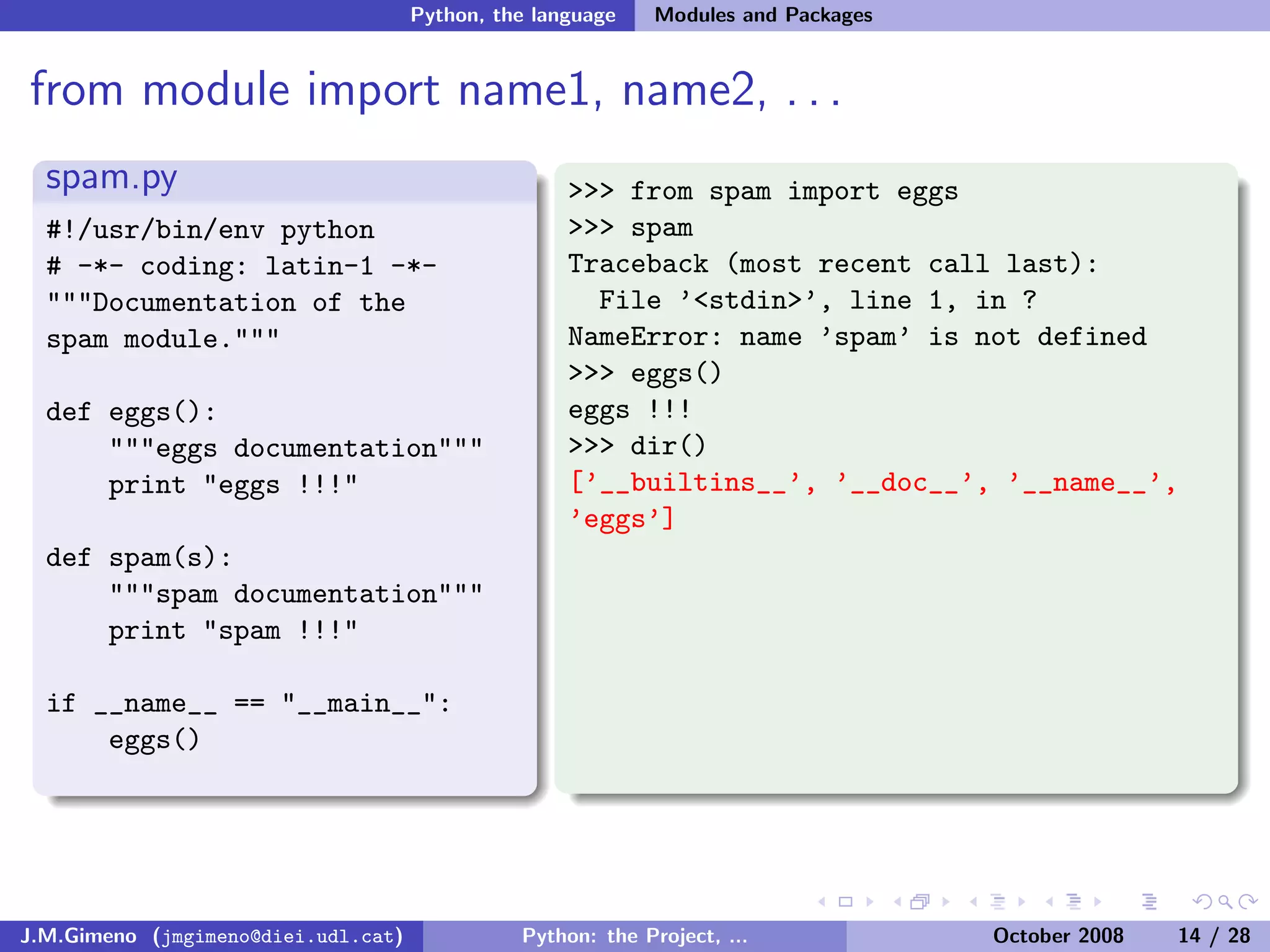 Python: the Project, the Language and the Style