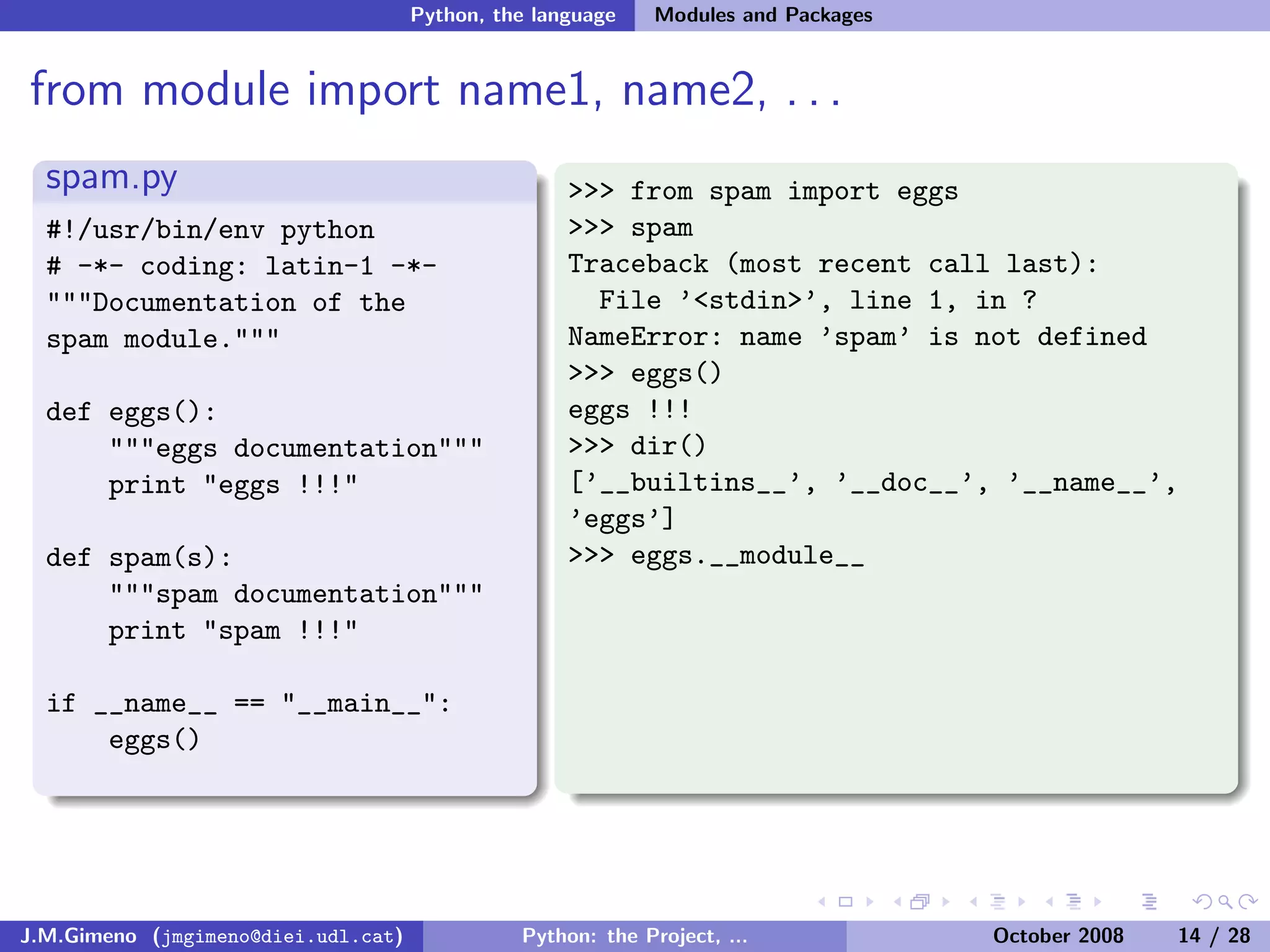 Python: the Project, the Language and the Style
