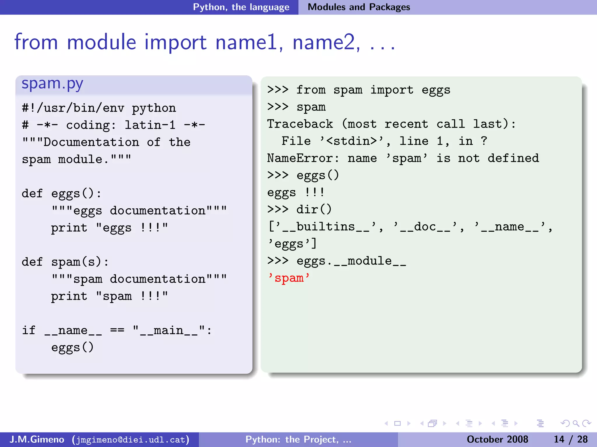 Python: the Project, the Language and the Style