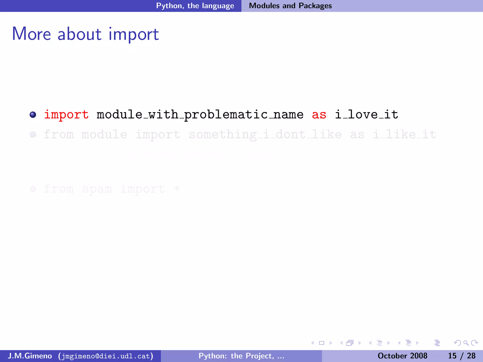 Python: the Project, the Language and the Style