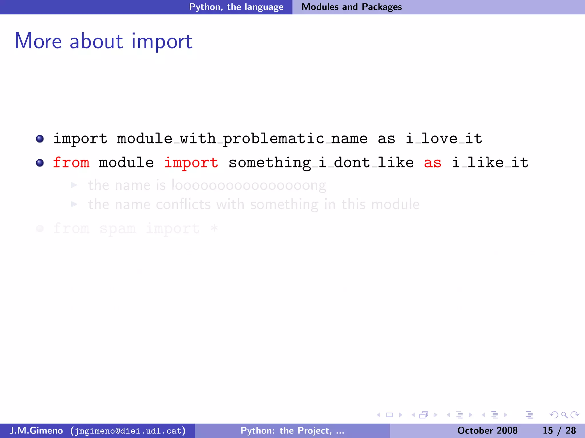 Python: the Project, the Language and the Style