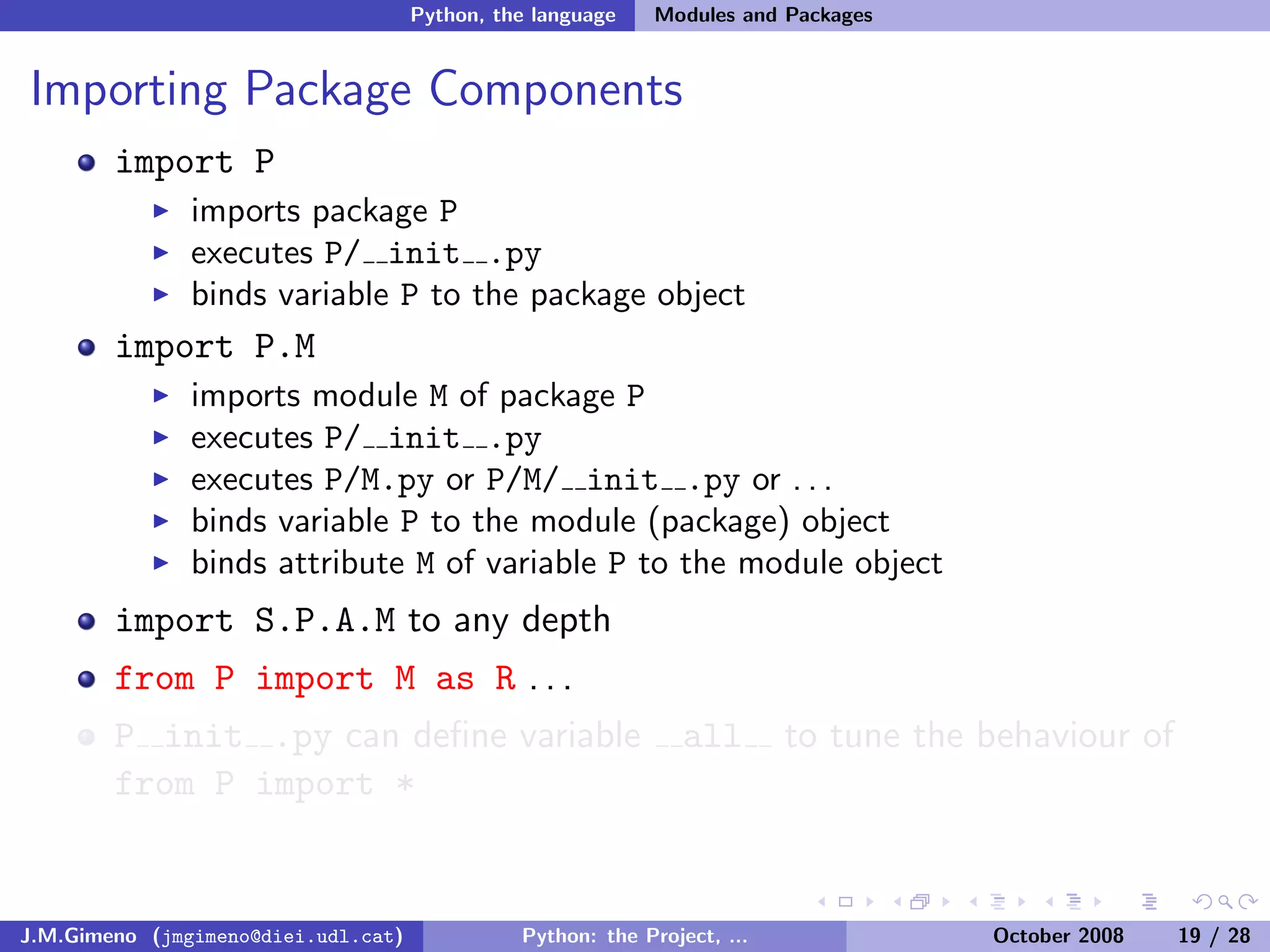 Python: the Project, the Language and the Style
