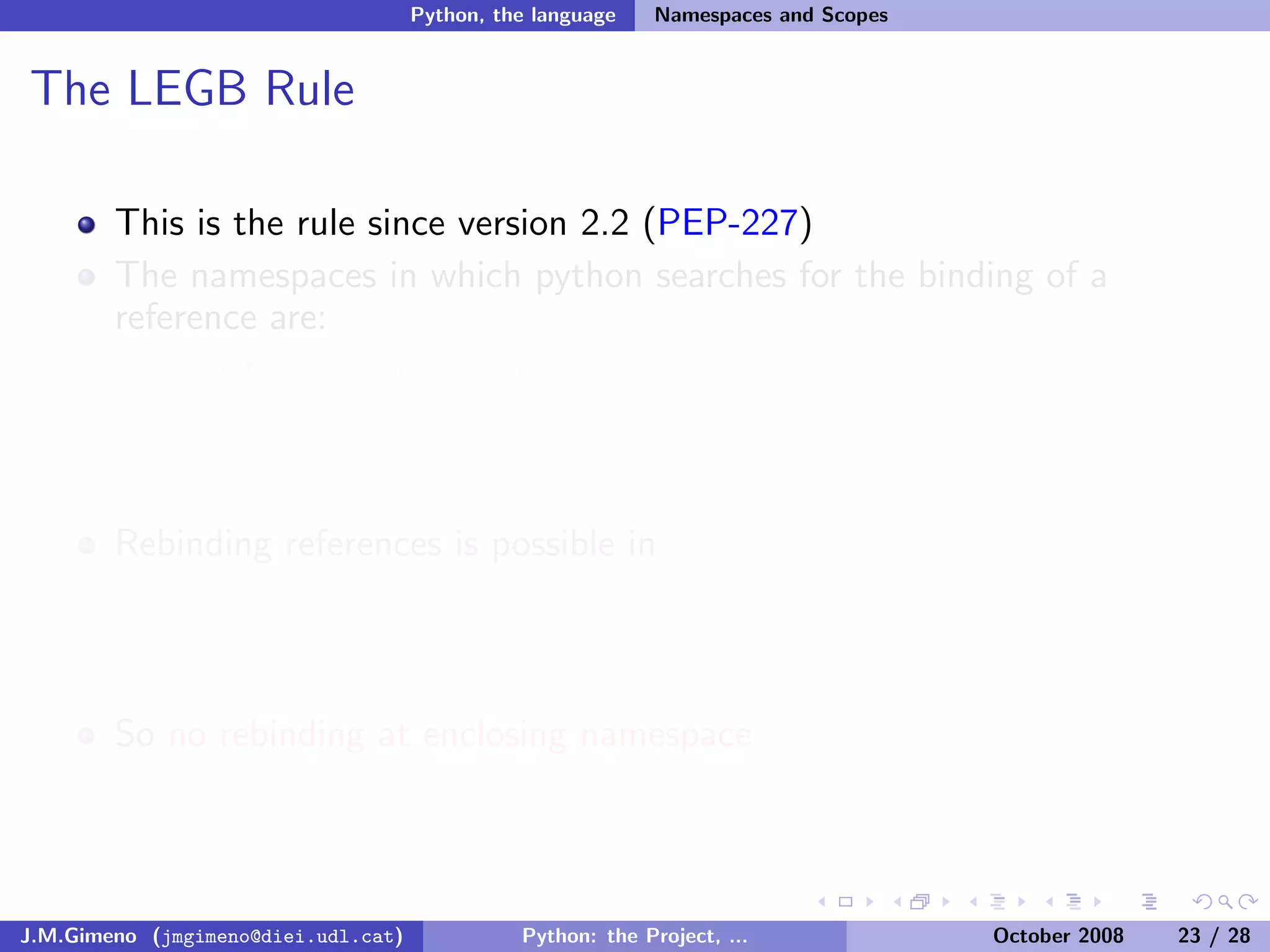 Python: the Project, the Language and the Style
