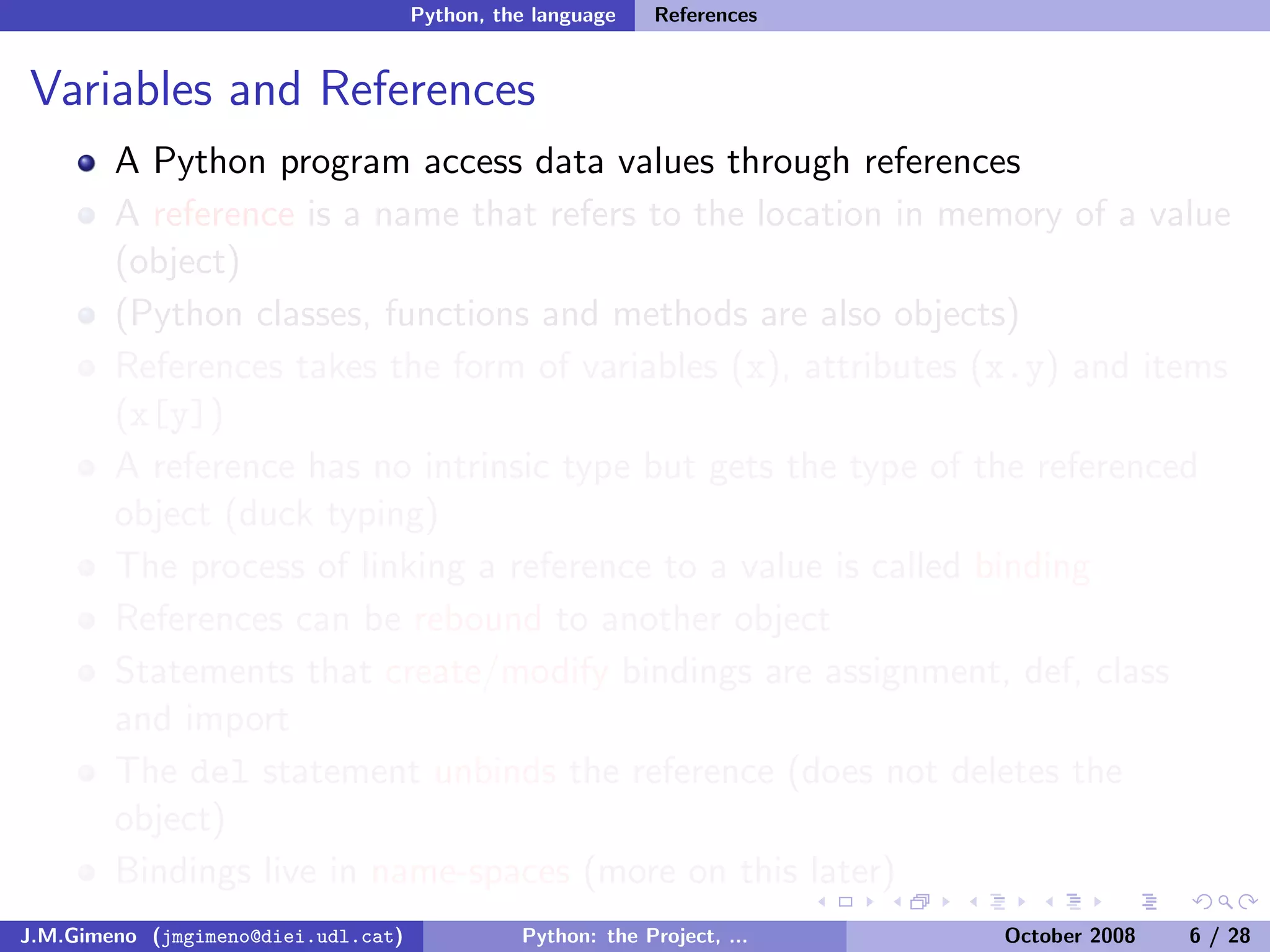 Python: the Project, the Language and the Style