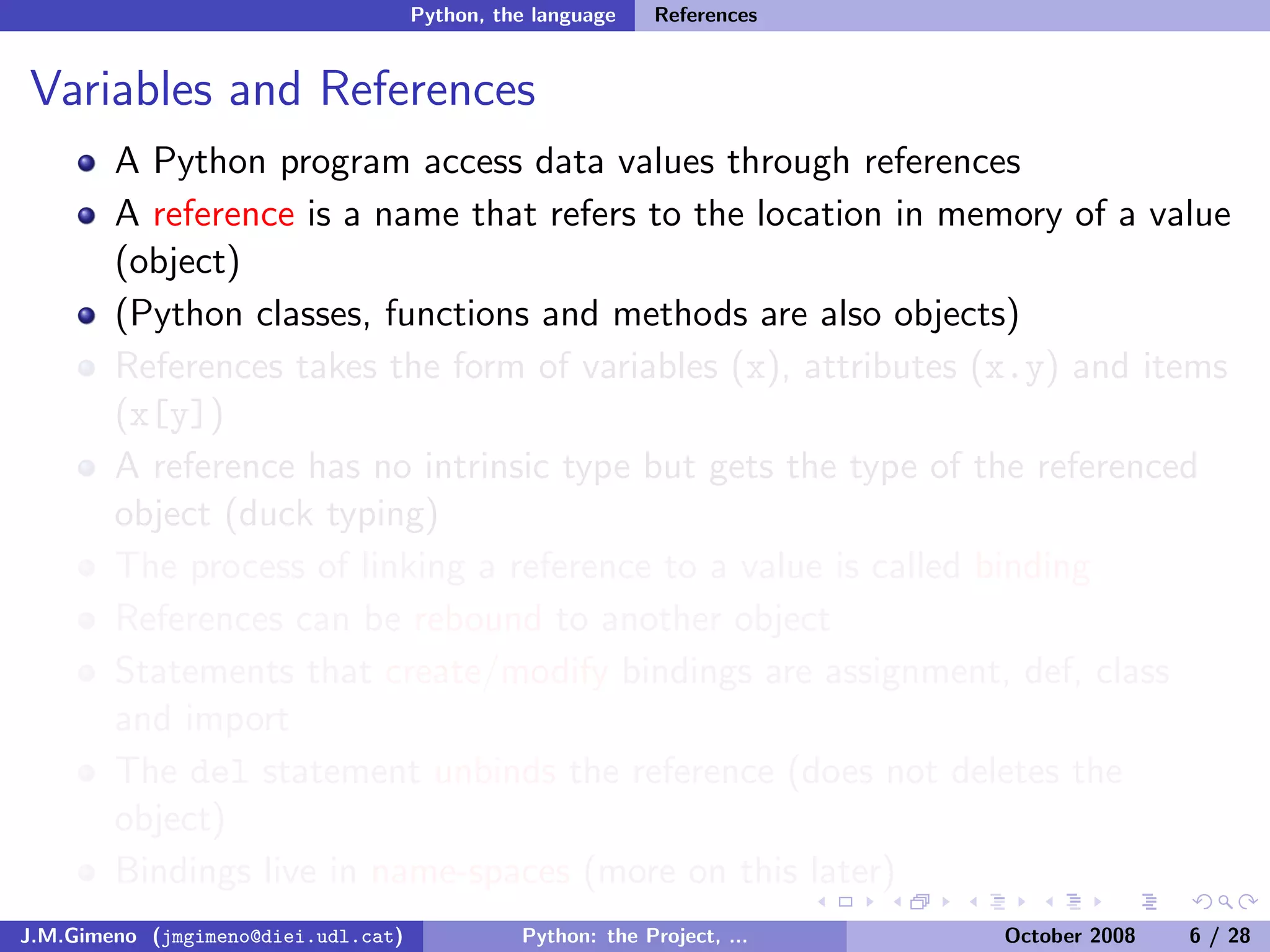 Python: the Project, the Language and the Style