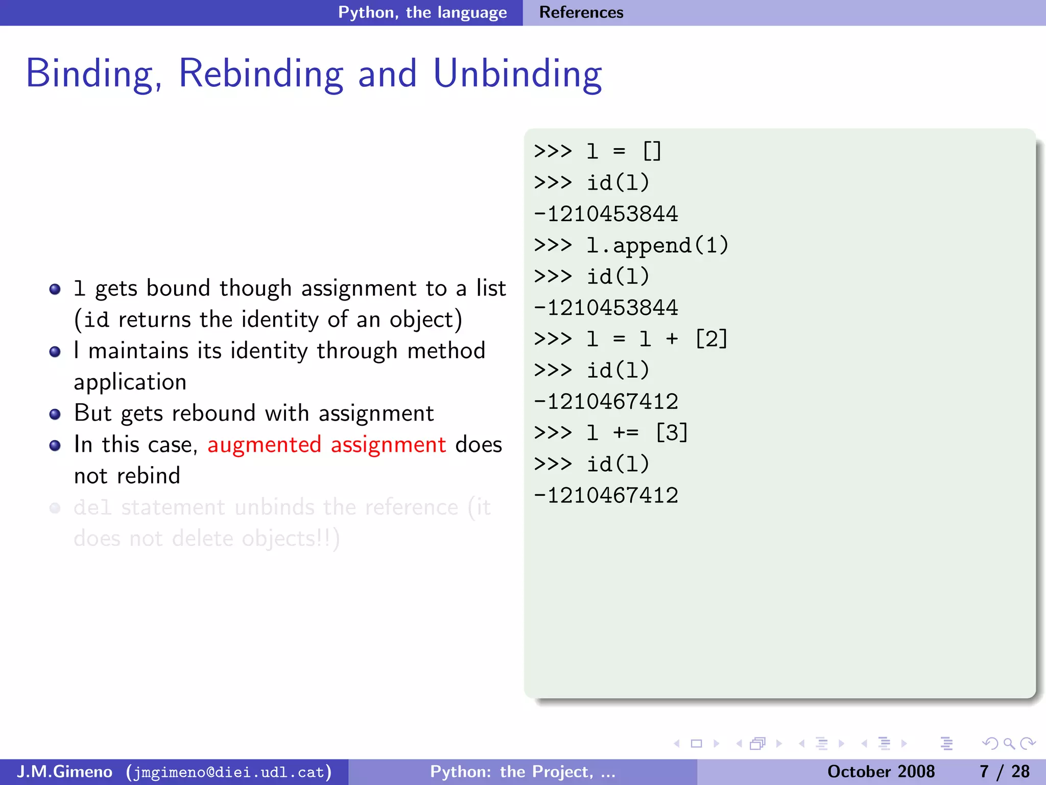 Python: the Project, the Language and the Style