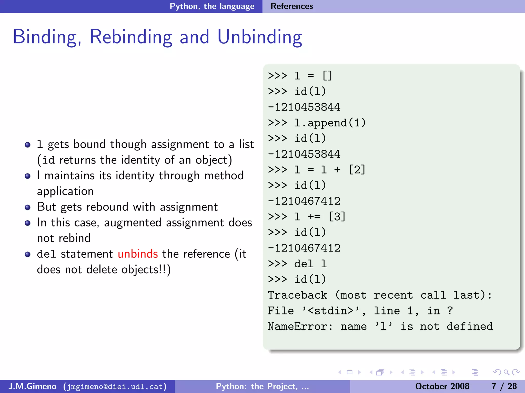 Python: the Project, the Language and the Style