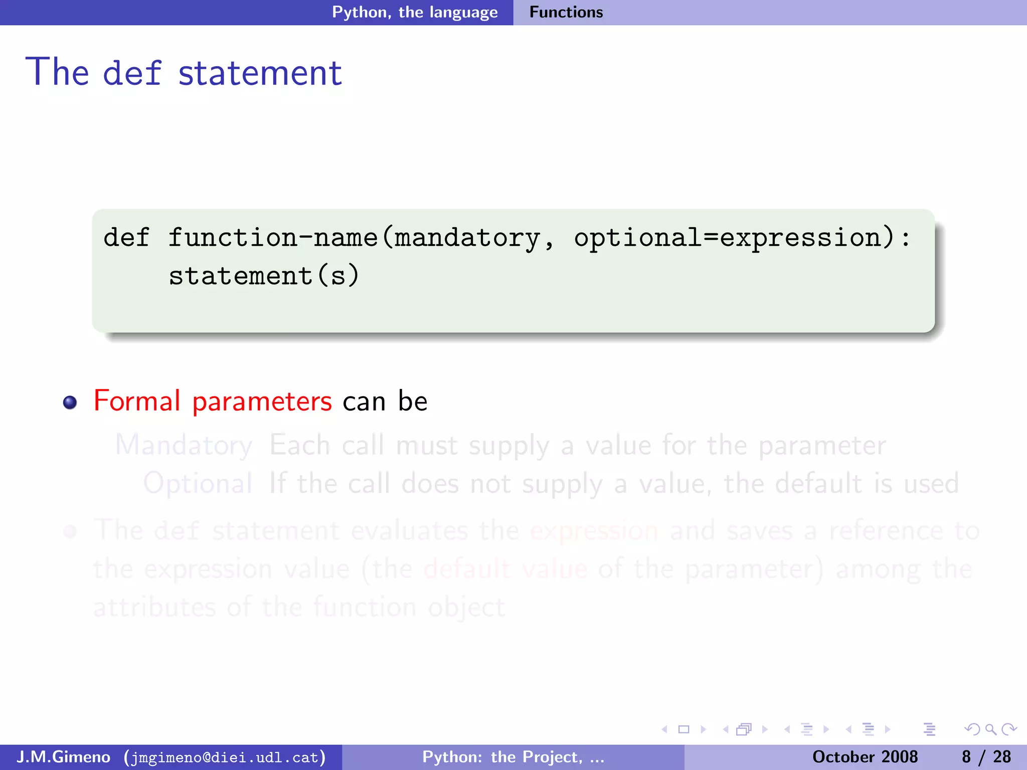 Python: the Project, the Language and the Style