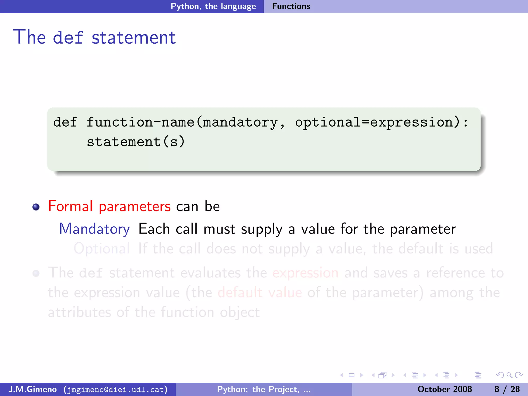 Python: the Project, the Language and the Style