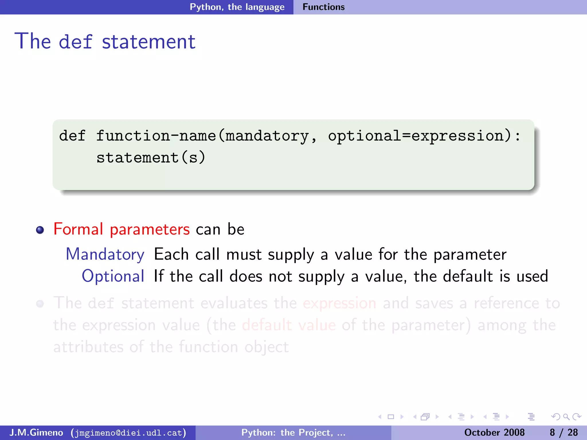 Python: the Project, the Language and the Style
